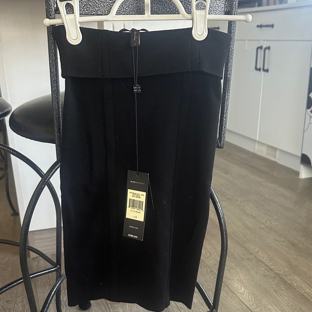 BCBGMaxAzria Black Pencil Skirt